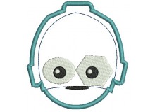 StickmStickmuster - Roboter Robo Kopf Appli